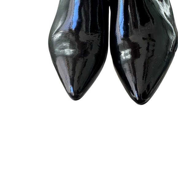 Anine Bing - Stevie Point Toe Ankle Boots Patent Leather Sz 39 - Picture 7 of 14